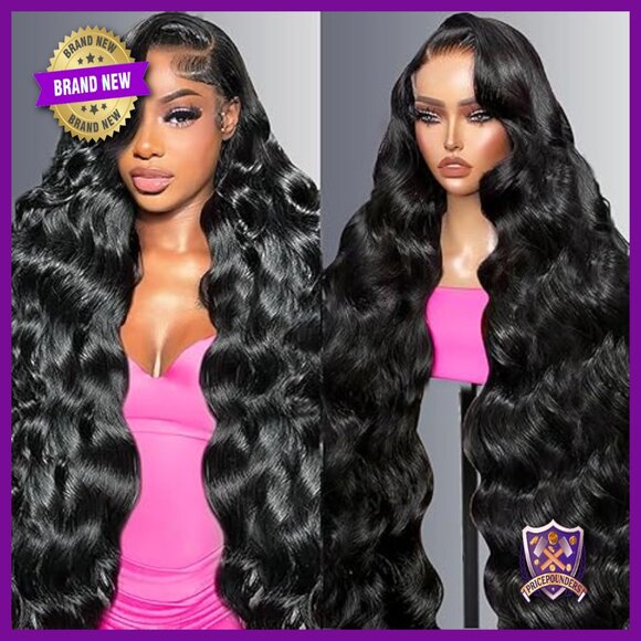 30 Inch 13x6 Body Wave Lace Front Wig Human Hair Pre Plucked 220% Density main image 7